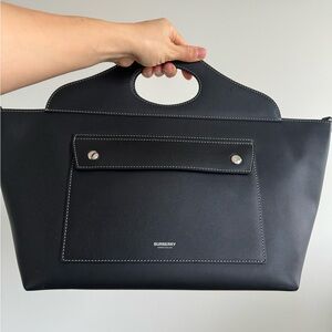 Authentic Black Burberry Bag